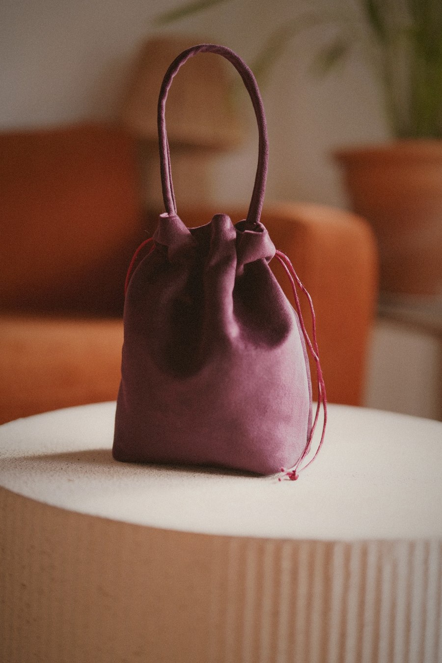 Handmade rumi. bag detail