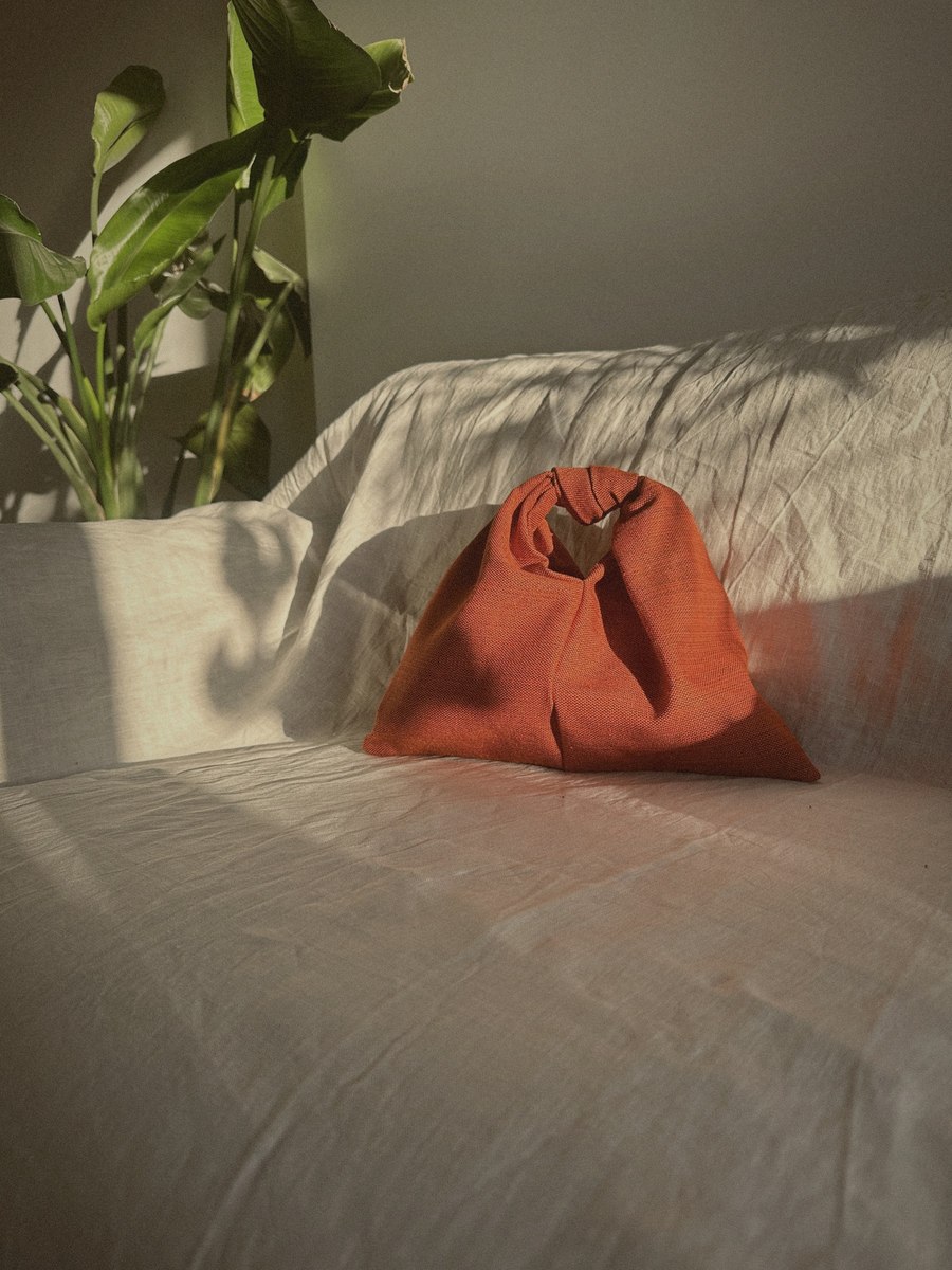 Handmade rumi. bag detail