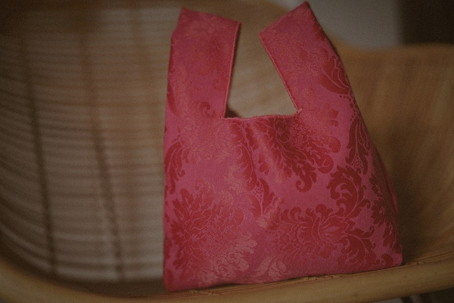 Handmade rumi. bag detail